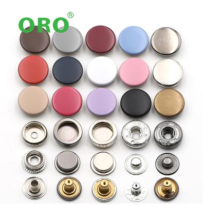 China Factory Direct Nickel Free Logo Metal Snap Button Stud Custom Press For Wallet And Garment for sale