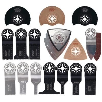 China NEWONE 66 Pcs Wood Pack Starlock E-Cut Multi Cutter Saw Blades Set Tool Oscillating Blades For Cutting Drywall Plastics Wood Meta for sale