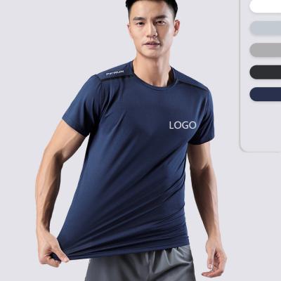 China QUICK DRY Mens Wholesale Fitted Workout Gym T Shirt Voor Heren Running Blank Sublimation High Quality Polyester T Shirt Pour Hommes for sale