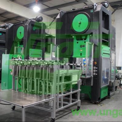 China UN- 80T Aluminium Foil Container Machine 380V, 50/60Hz, 3 Phase 11000KG for sale