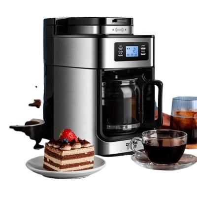 China 2023 Hotel Coffee All-in-one Grinding Machine For Home Use Smart Touch Screen 1200ML Full-automatic Coffee Maker for sale