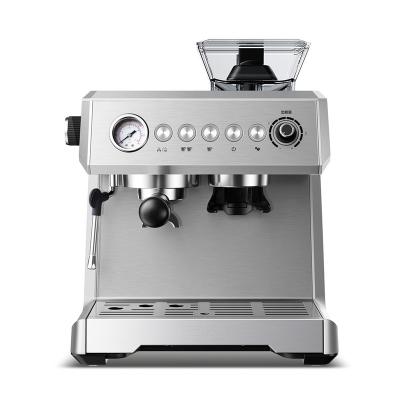 China Household Automatic Italian Multifunctional Hotel Cafe Coffee Machine Coffee Grinder 20bar Espresso Bean Grinder Commercial Coffee Machine for sale