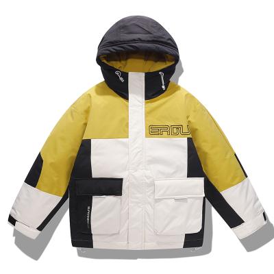 China FREE SAMPLE Outdoor Men's Casual Winter Youth Fashion Breathable Thick Padding Down Jacket for sale