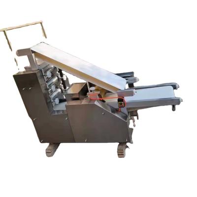 China Easy to Operation Hot Selling Automatic Roti Making Machine Sheeter Pita Bread Roti Maker Tortilla Wrapping Machine Pizza Press Peel Dough Wrapping Machine for sale