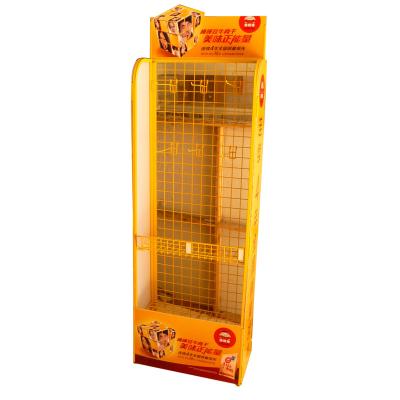 China Eco - Friendly Supermarket Display Snack Rack With Wire Potato Chips Display Rack for sale