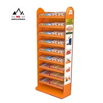 China Eco - Friendly Wuyue Supermarket Candy Display Rack / Supermarket Cash Register Display Rack for sale