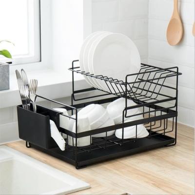 China 3 Tier Household Stainless Steel Dish Rack Dish Rack Metal Dish Racks Rackstorage Sustainable Rackstorage Rack for sale