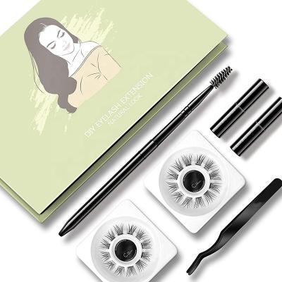 China Natural Mink 24 Lashes DIY Individual Groups Eyelash Extension Kit for sale