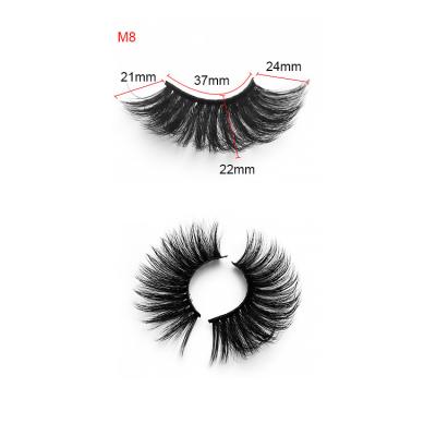 China Natural Hand Tied Box Logo Custom Mink Eyelashes False Eyelashes Manufacturer for sale