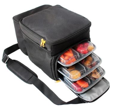 China Wholesale Custom Eco-Friendly Meal Prep Travel Shoulder Bag Large Lunch Cooler Bag For Picnic for sale