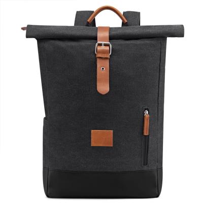 China High Quality Mochilas Increasing Computers Laptop Canvas Backpack Men Satchel Vintage Waxed Canvas Backpack for sale