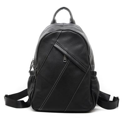 China Waterproof Mochilas Mens Vintage Leather Backpack Laptop Bag for sale