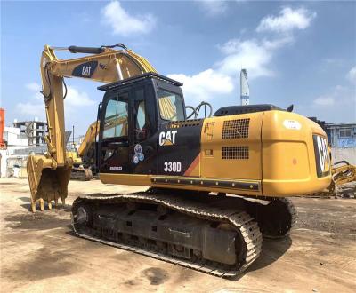 China Mobile Used Construction Caterpillar 330D Earth Excavator Machine CAT 330D Used Excavator Crawler Machinery CAT 330D Digger 1.5m3 for sale