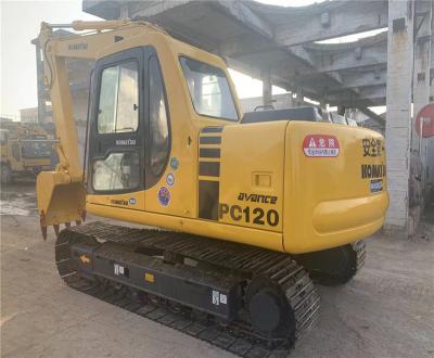 China Used Japan Komatsu pc120 crawler excavator 12 ton PC120-6 excavator 0.6m3 for sale