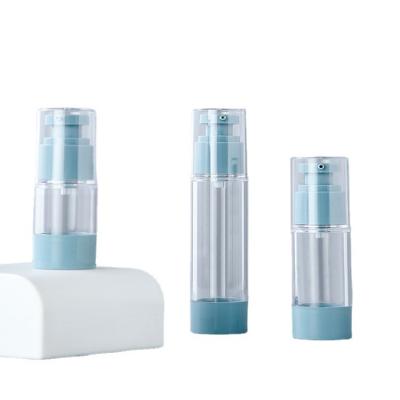 China Wholesale 30ml 50ml Cosmetic Customized Blue Cosmetic Airless Pump Bottle for sale