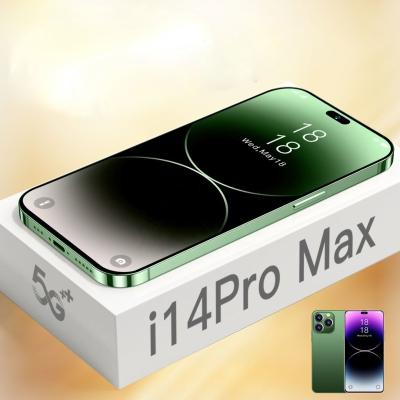 China Cheap Brand New Liquid Cooling I 14 pro Max Original Android Smartphone With Global 6.7 inch Big Screen drop shipping open 5G Cell Phones for sale