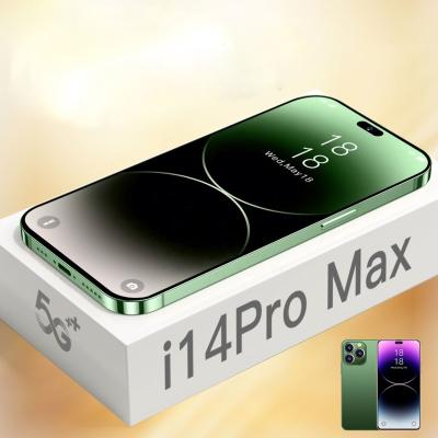 China Dual SIM Card Brand New Cheap I 14 pro Max Original Android Smartphone With big 6.7 inch screen drop shipping global open 5G cellphones for sale