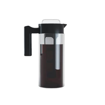 China Viable Cold Brew Coffee Maker Household Coffee Brewer Jar High Temperature Resistant Iced Coffee Maker with Filter 1300ml for sale