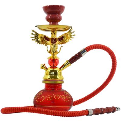 China Wing Hookah Cups Mini Portable Exquisite Small Size Acrylic Sheesha Turkish Eagle With 1-2 Hoses For Arabic Bar for sale