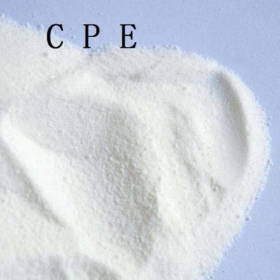 China Hoge het Effectbepaling CAS 63231-66-3 van pvc van het Hardheidscpe Gechloreerde Polyethyleen Te koop