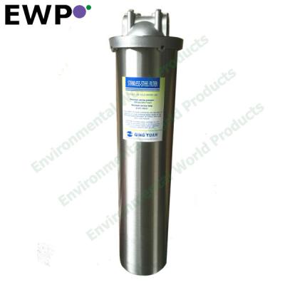 China Home Use Quick-Fit Stainless Steel Cartridge Filter Housing For Residential Water Purification for sale