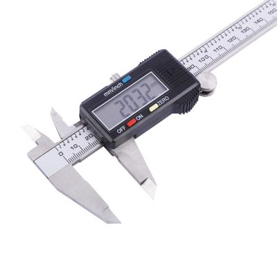 China Digital Jewellry Good Quality LCD Display 150mm Range Diamond Measuring Black Vernier Gauge for sale