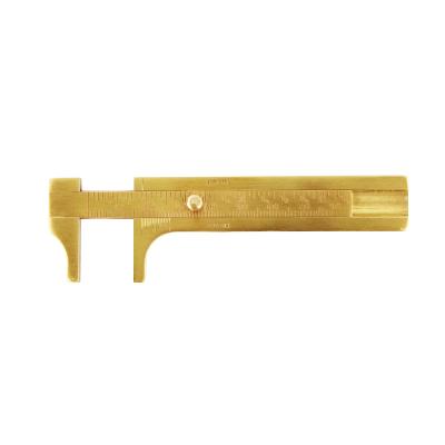 China Easy Operation High Quality Brass Jewelry Measuring Gauge Mini Sliding Ruler Measuring And Measuring Tools for sale