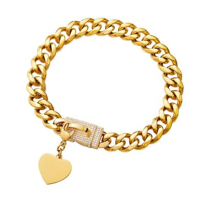 China New Design 316L Stainless Steel 19mm Big Size Viable Dog Cuban Link Chain Pet Collar All Size Cuban Link Chain For Dog for sale