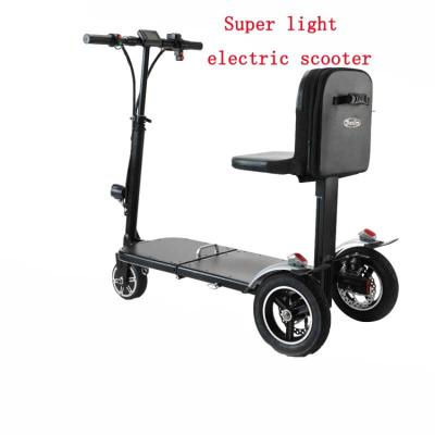 China Powerful Portable Battery Mobility Aluminum Alloy Three Wheel Li-ion Electric Scooter For Sale for sale