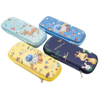 China Schools & Multi Functional Offices Novelty Handle Pencil Case Creative Double Layer Double Layer Stationery Bag for sale