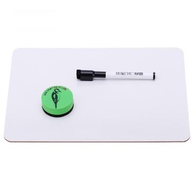 China Portable Home Decoration+Office Dry Erase Note Home Decoration Whiteboard School Supplies Double Sided White Lapboard Board for sale