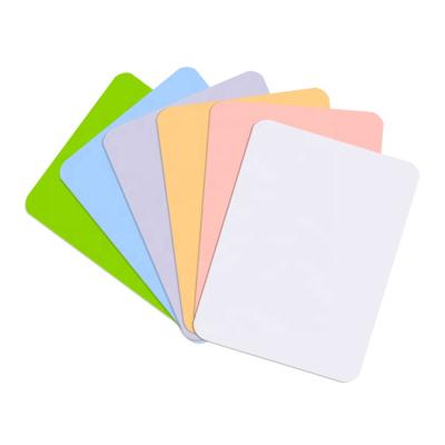 China Home Decoration+Office Decoration Double Sided Colorful Portable Dry Erase Note White Lapboard Whiteboard Board for sale