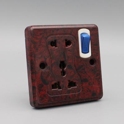 China Home 5 pin multi function bakelite ceram socket switch for sale