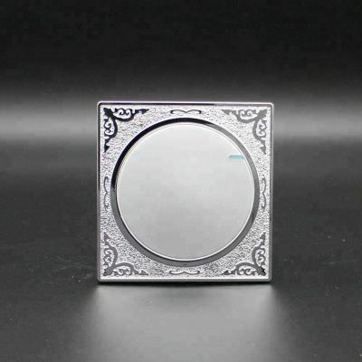 China House Standard Saudi Arabia Silver Color Round Switch 1gang 2way Wall Switch for sale