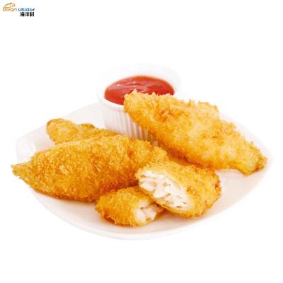 China Low Fat Frozen Breaded Hake Block Breaded Breaded Fish Fillet Hake for sale