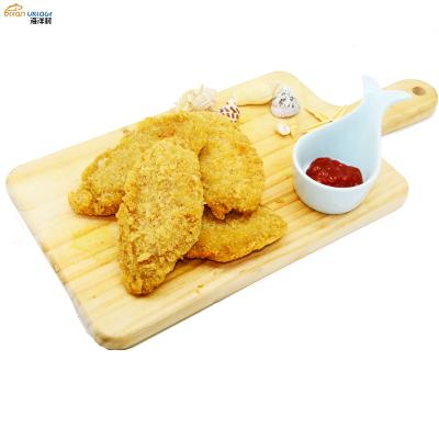 China Tasty And Delicious Breaded Breaded Shandong Ocean Fish Village Low Fat Fillet Food Hake for sale