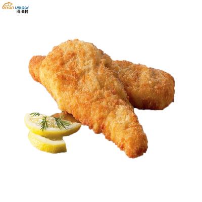 China Shandong Ocean Village Best Selling Low Fat Healthy Food Supplier High Quality Fish Bandage Frozen Breaded Fish Fillet for sale