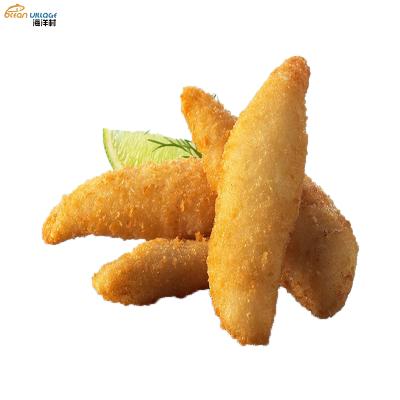 China Low Fat Shandong Ocean Village Food Hot Sale Good Price Breaded Fish Fillet 10kg / Block Frozen Breaded Fish Fillet for sale