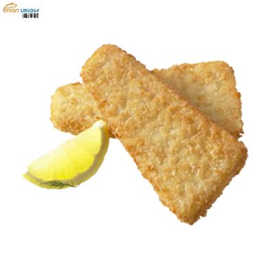 China Shandong Low Fat Ocean Food Village Food Cheap Fish Fillet EU Standard Chemical Processed IQF Frozen Breaded Fish Fillet for sale