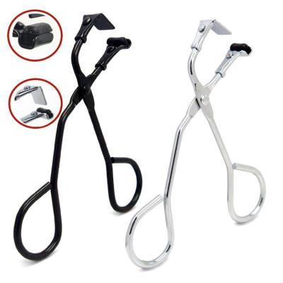 China Factory direct sales carbon steel portable popular black false eyelash curler small eyelash curler for sale