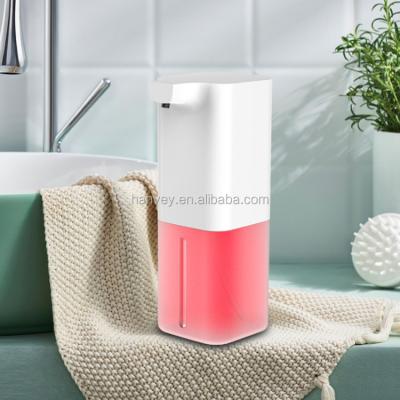 China Foam Automatic Soap Dispenser Hanvey 350ml Kitchen Hand Sanitizer Machine Touchless Electronic Sensor Infrared Foam Soap Dispenser for sale