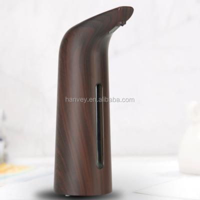 China Foam Wooden Soap Dispenser Hanvey 400ml Soaps Dispenser Making Hands Free Soap Dispenser Automatic Soap Dispenser Transparent Bottle for sale