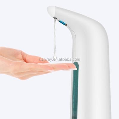 China Foam Automatic Soap Dispenser Hanvey Foam Alcohol Hand Sanitizer Pump Touchless Soap Dispenser, In Stock 400ml White Automatischer Seifenspender for sale