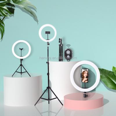 China Shine Mini 6, 8, 10, 12, 18inch Led Circle Fill Lamp Phone 3200-5600K Selfie Ring Light with Tripod Stand for Tiktok Makeup Photography for sale