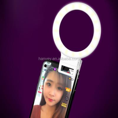 China Portable Mobile Phone Holder LED Beauty Fill Light Ring Lamp Anchor Selfie Device, Phone Ring Fill Light Beauty Living Flowing Lighting for sale