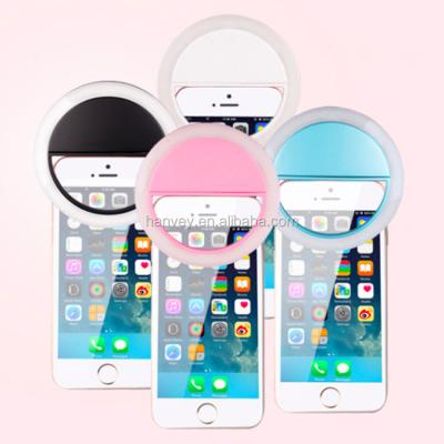 China Hanvey luz de relleno portable sufficiency lamp Portable Led Ring Light Smart Phone Selfie Self-timer Artifact Light Female Sufficiency Light for sale