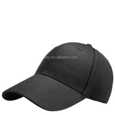 China Men's Panel 6 Hooped Barret Hut Stretch Plain Bank Golf Baseball Hat Sombrero Cotton Twill Sports Custom Fitted Hat for sale