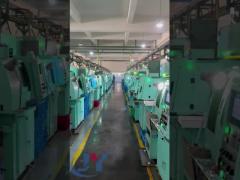 Precision machining machinery display