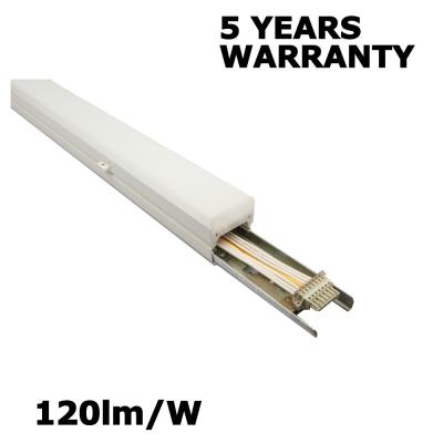 China 40W LED Linear Light 30/60/90/120° Beam Angle Silver Color For Commercial Area for sale