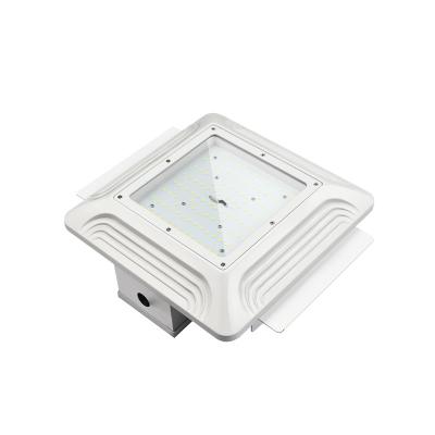 China CRI 80 Gas Station Canopy Lights Lumileds 3030 Led Source Mw Driver PF>0.9 for sale